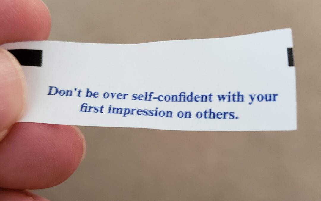 Fortune cookie wisdom?