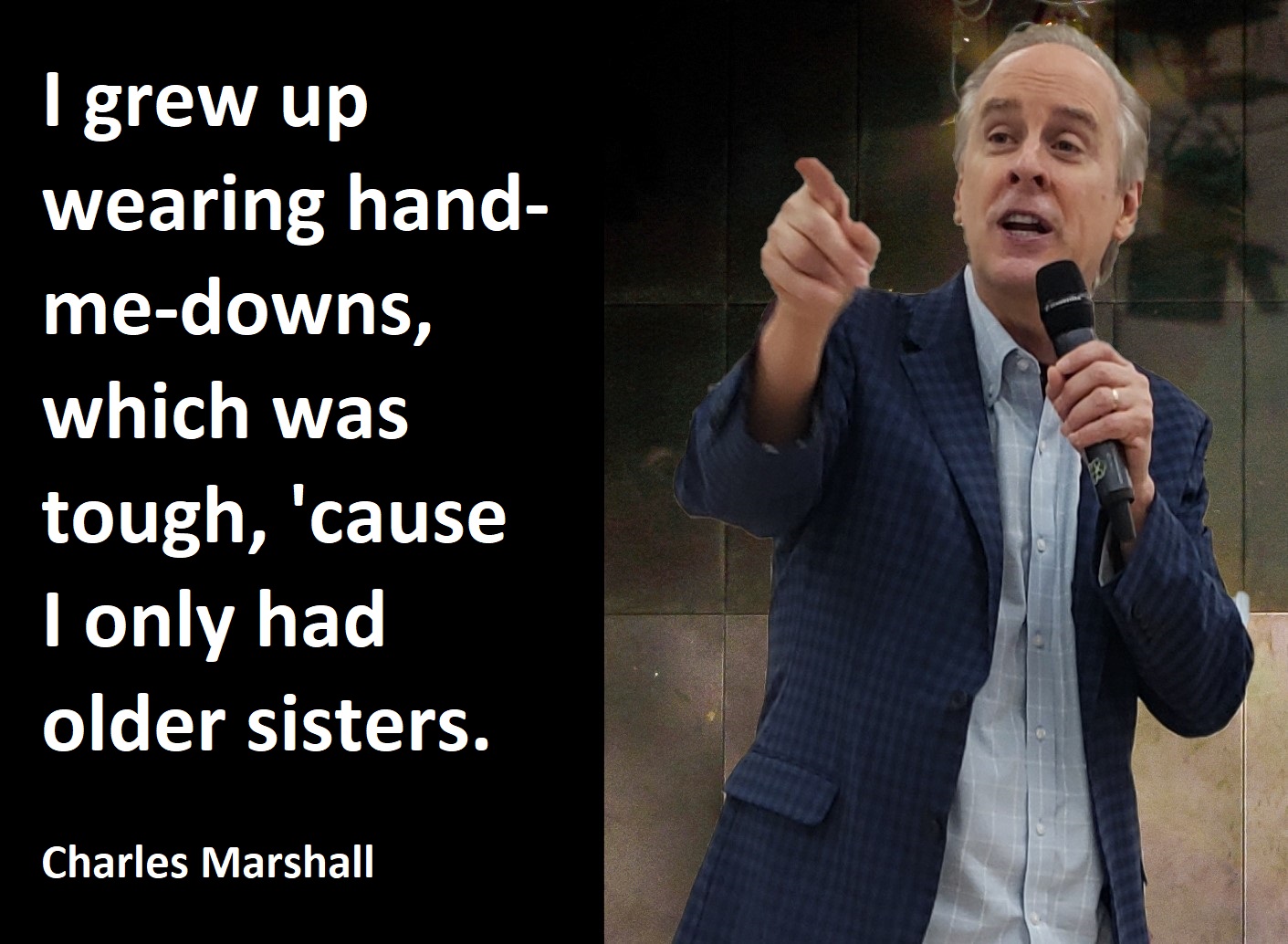 Stuff I say - Hand-me-downs - Charles Marshall